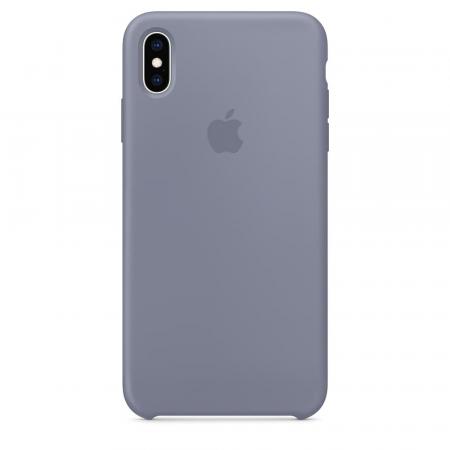 Силиконовый чехол для iPhone XS Max, цвет темно-серый