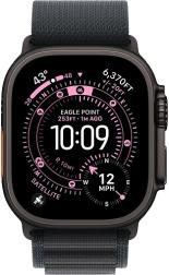 Apple Watch Ultra 3 (2025) 49mm Black Titanium Case with Black Alpine Loop